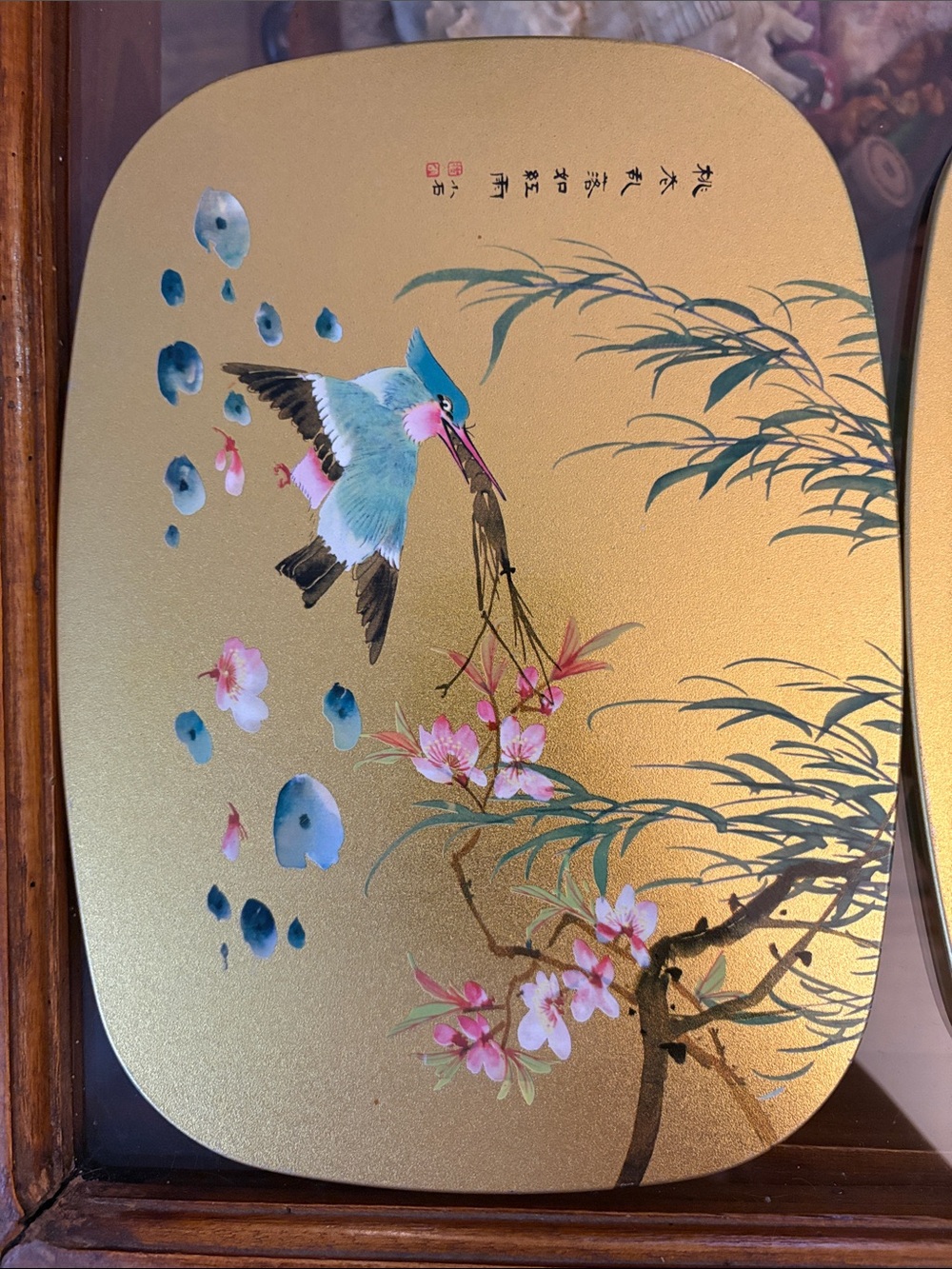 Hand painted vintage trivet from 70’s